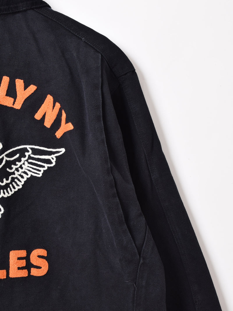 3色展開】Backers 刺繍入り ヘビージャケット「MT.HOLLY MY EAGLES