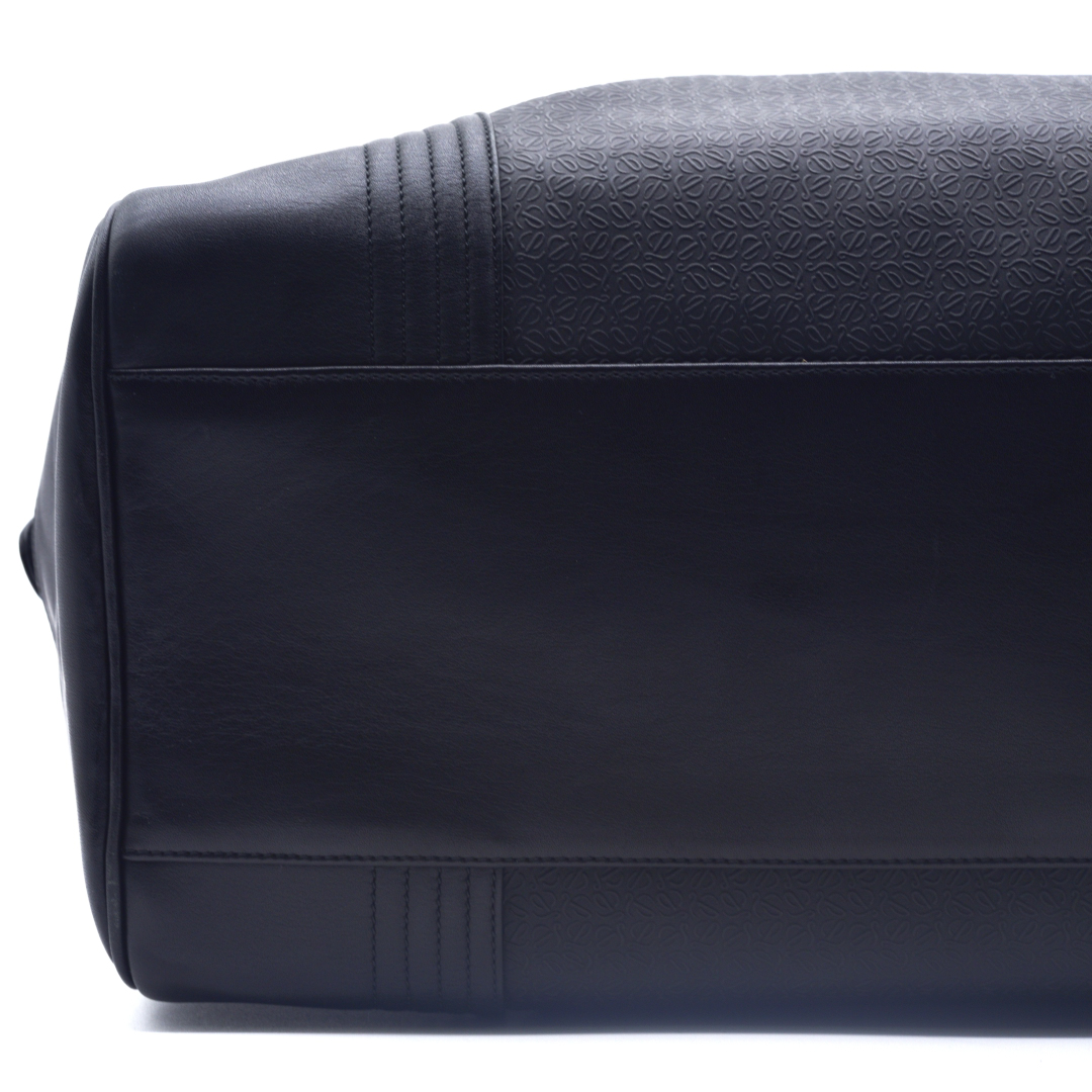ロエベ LOEWE ボストンバッグ ブラック リピート アナグラム | 中古