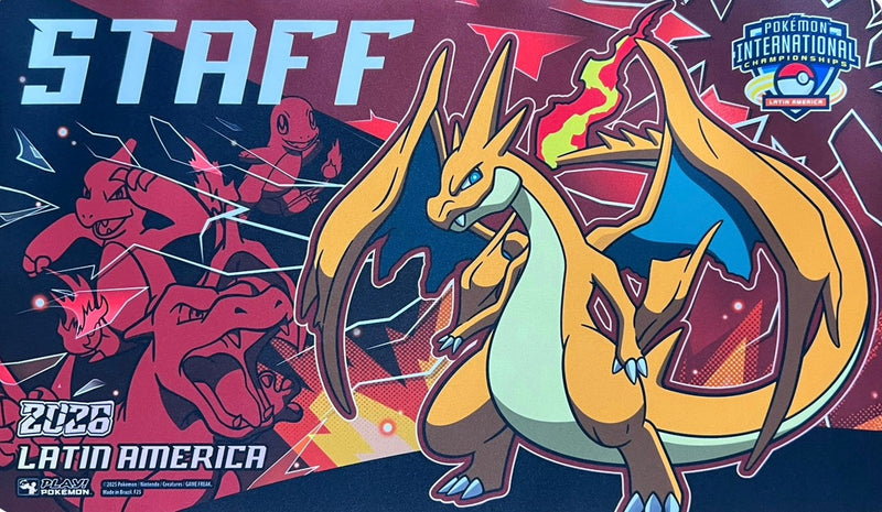 ポケモンカードゲーム ラバープレイマット 海外版 LAIC2026 STAFF メガ