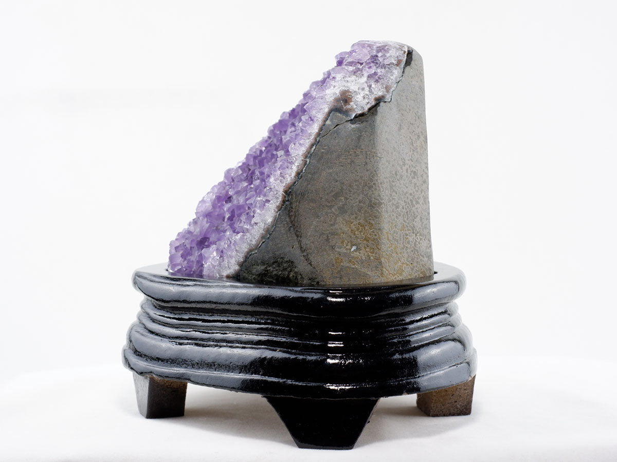 アメジスト クラスター ウルグアイ産 原石 amethyst 一点物 台座付属