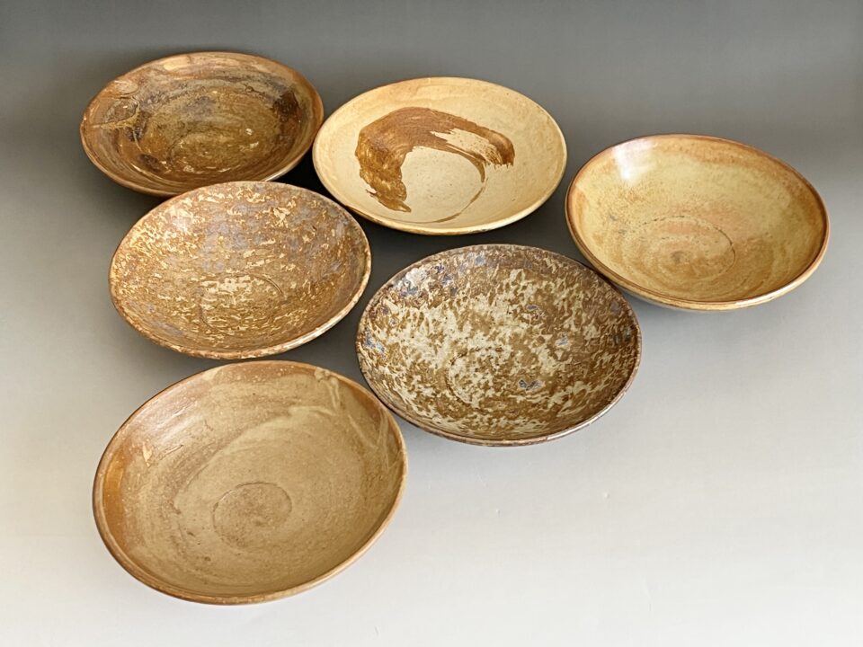 鎌田 幸二 燿変 油滴 酒盃 【茶】茶道具 清水六兵衛作 瀬戸釉《