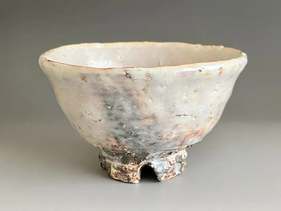 西岡良弘 朝鮮蛤形向付 六客 共箱 懐石会席料理皿和食器 14-3-250x250.jpg