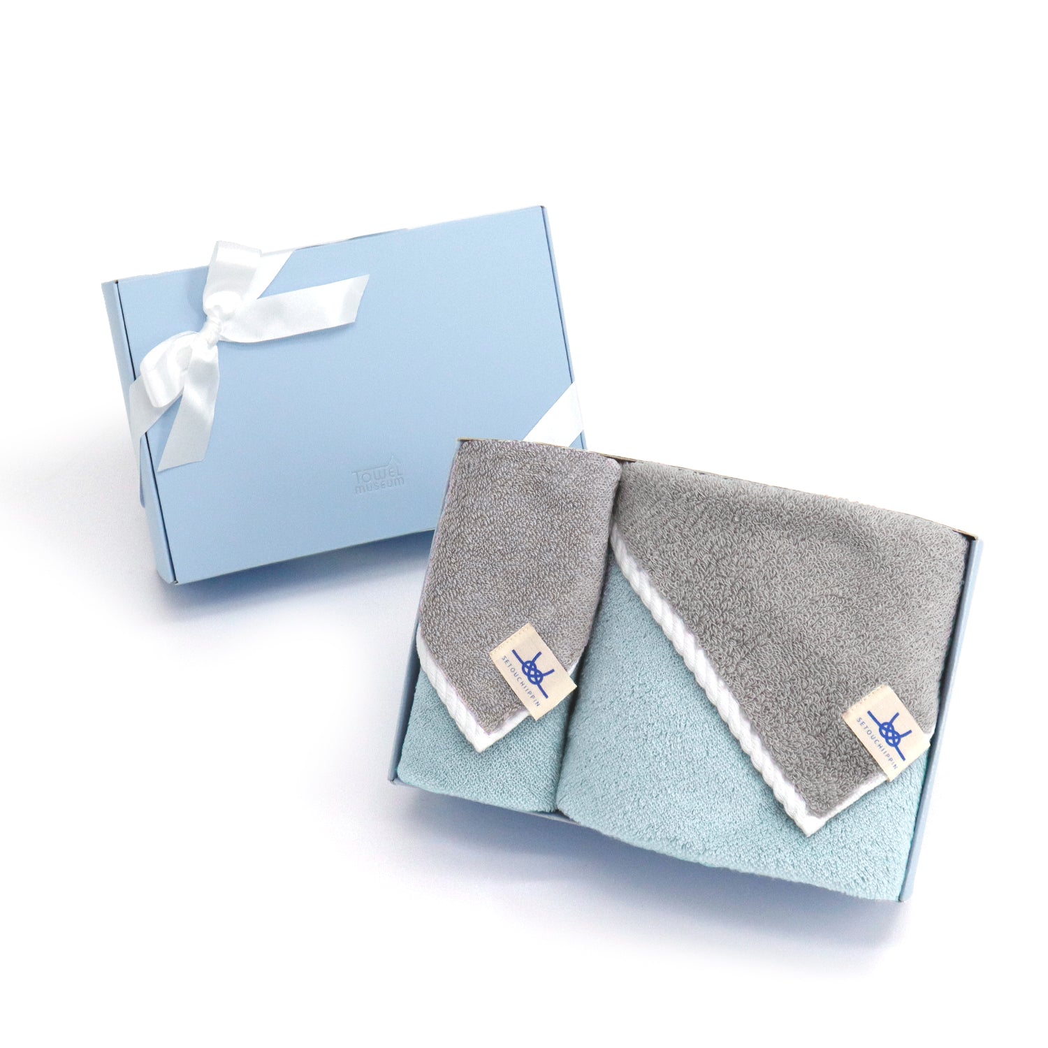 瀬戸内逸品』曙 akebono タオルハンカチ＆フェイスタオル セット