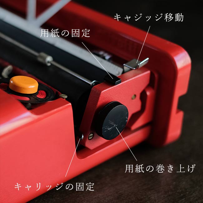 OLIVETTI Valentine S タイプライター インクリボン交換済み 訳あり