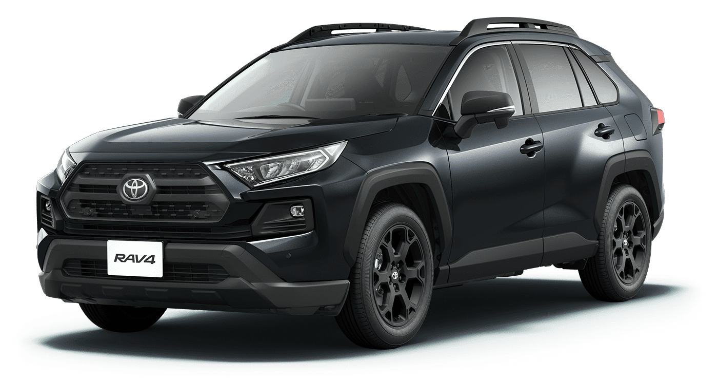 新型RAV4 Adventure カラーサンプル ブラック×エバーレスト 新型RAV4