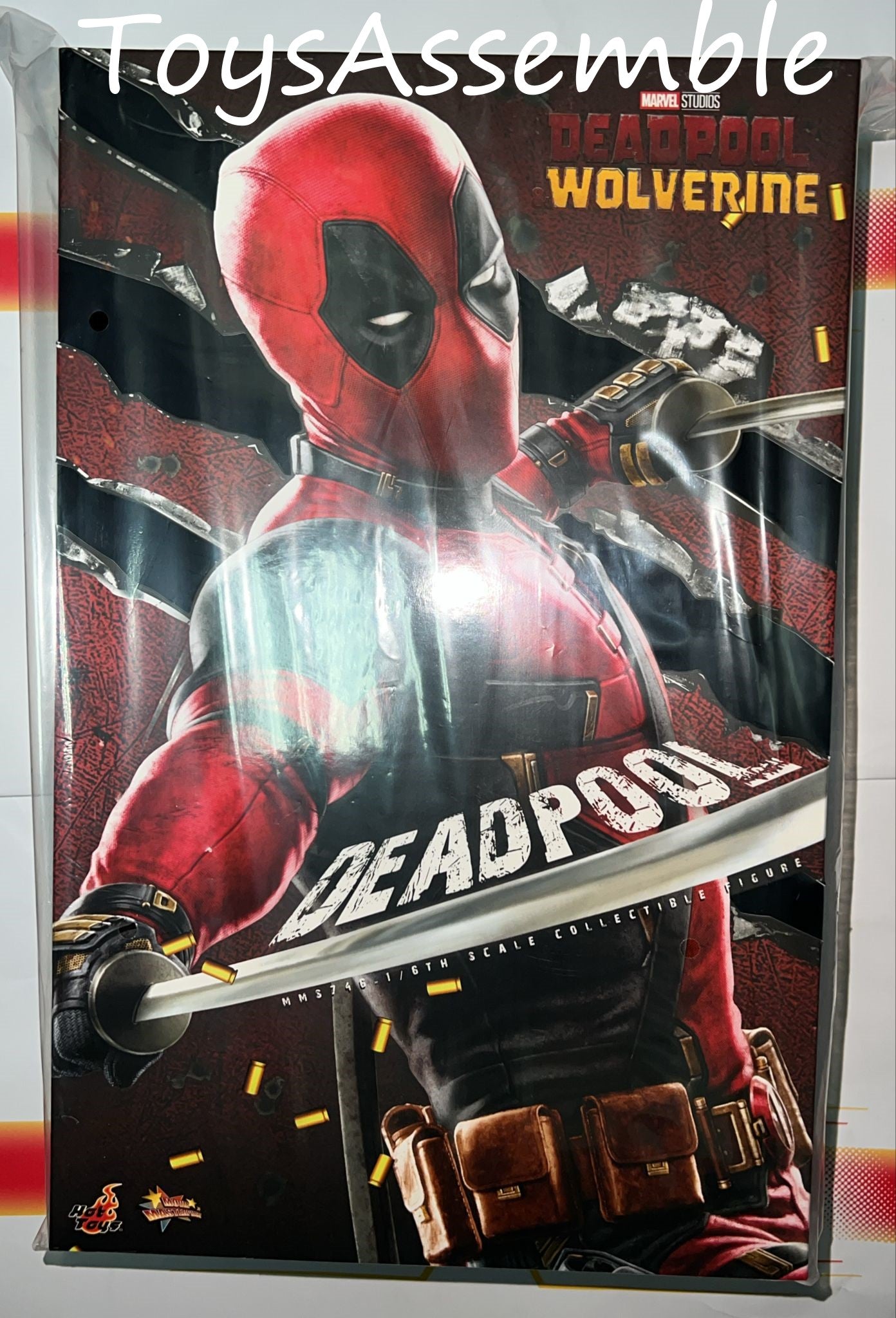 In stock🔥Hot Toys MMS746 Deadpool & Wolverine 1/6 Deadpool