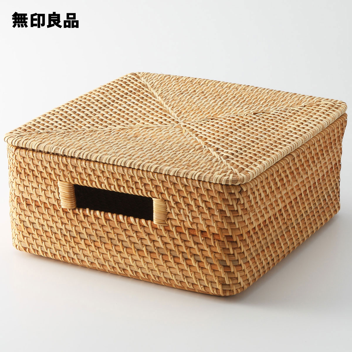 楽天市場】重なるラタン角型バスケット用フタ・（V）約幅35×奥行