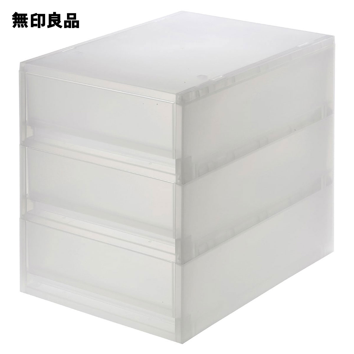 楽天市場】ポリプロピレン 小物収納ケース 引出3段・約幅26×奥行