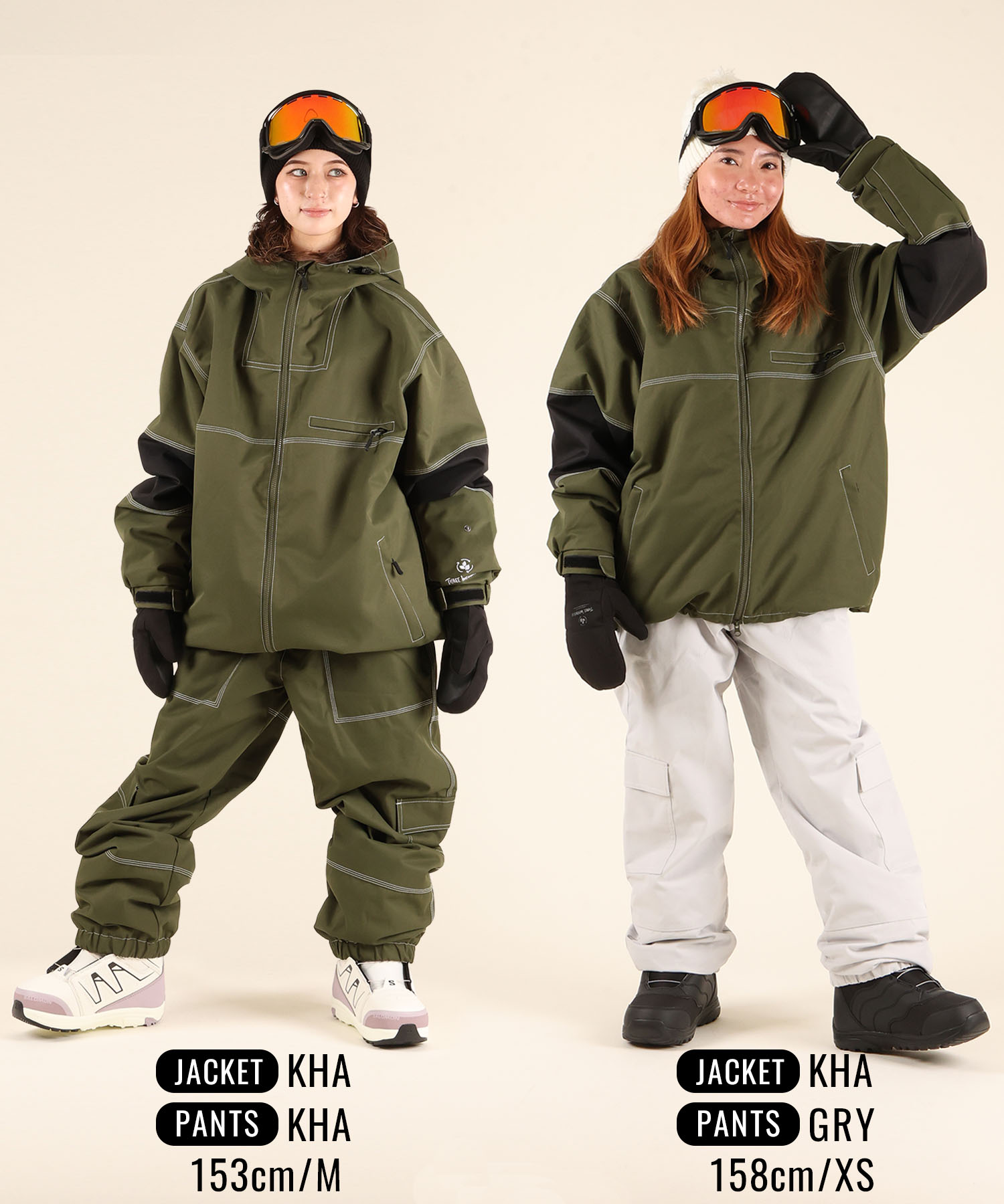 楽天市場】スノボウェア 2点セット ユニセックス THREEWEATHER スリー