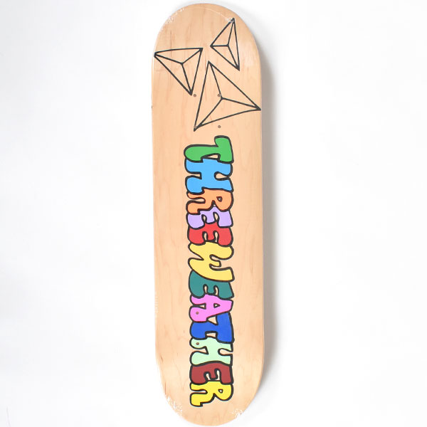 楽天市場】キッズ スケートボード デッキ THREE WEATHER スリー