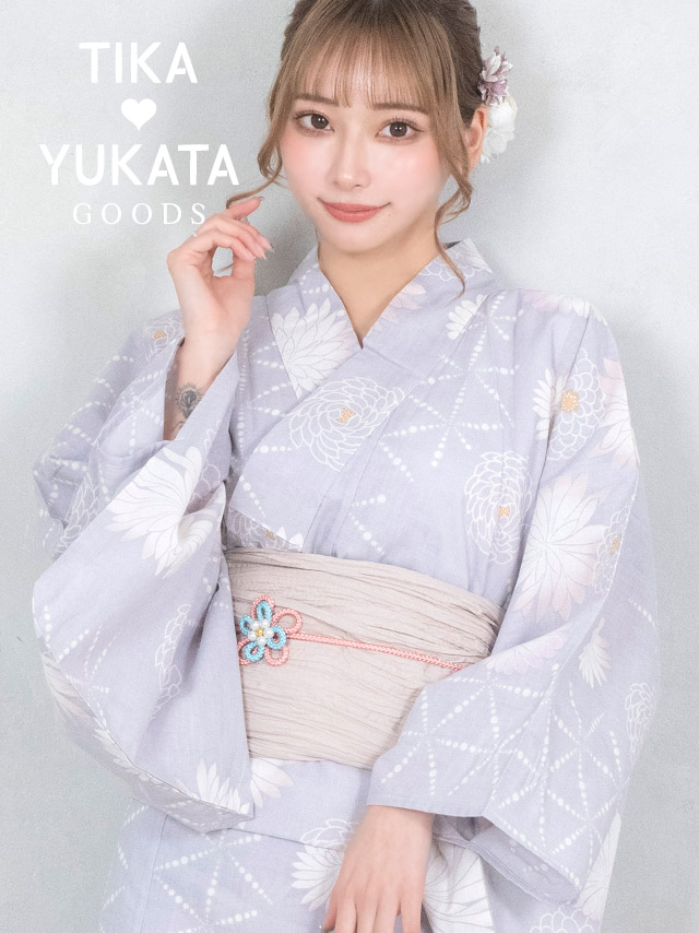 ✨モダン柄 浴衣&帯！帯締めプレゼント即日配送✨ ✨モダン柄 浴衣&帯