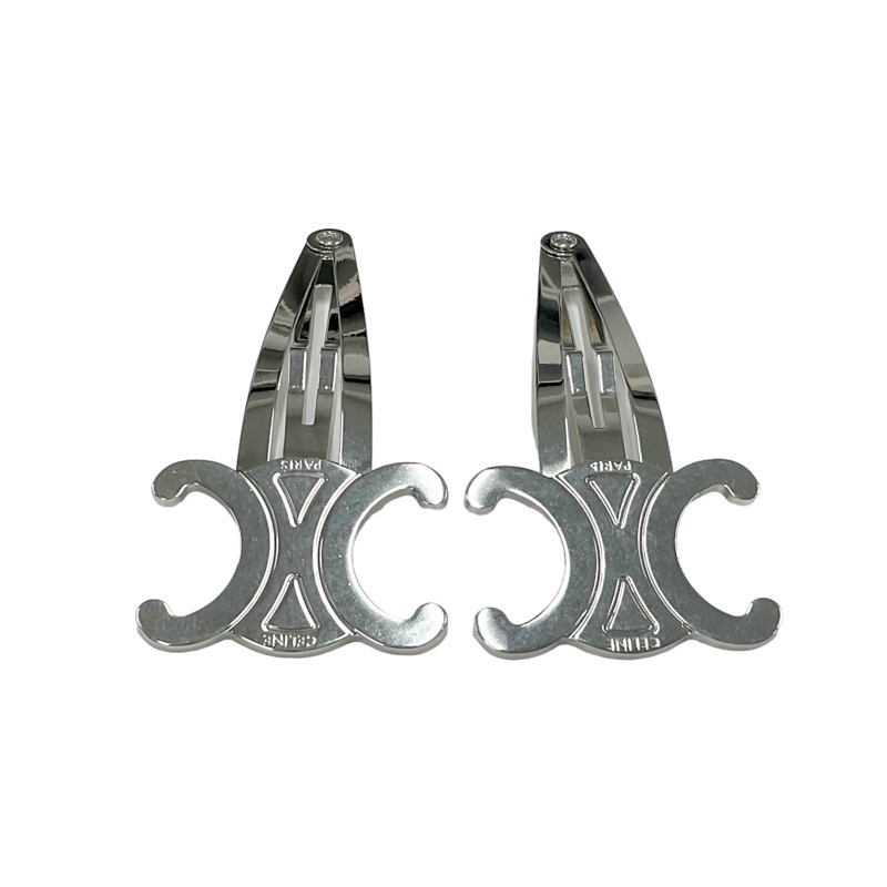 楽天市場】セリーヌ CELINE ヘアアクセサリー シルバー トリオンフ