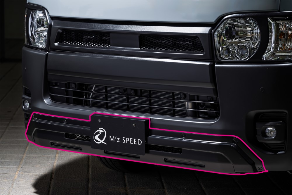 楽天市場】[トヨタ 200系 ハイエース]クロスライン フロントバンパー