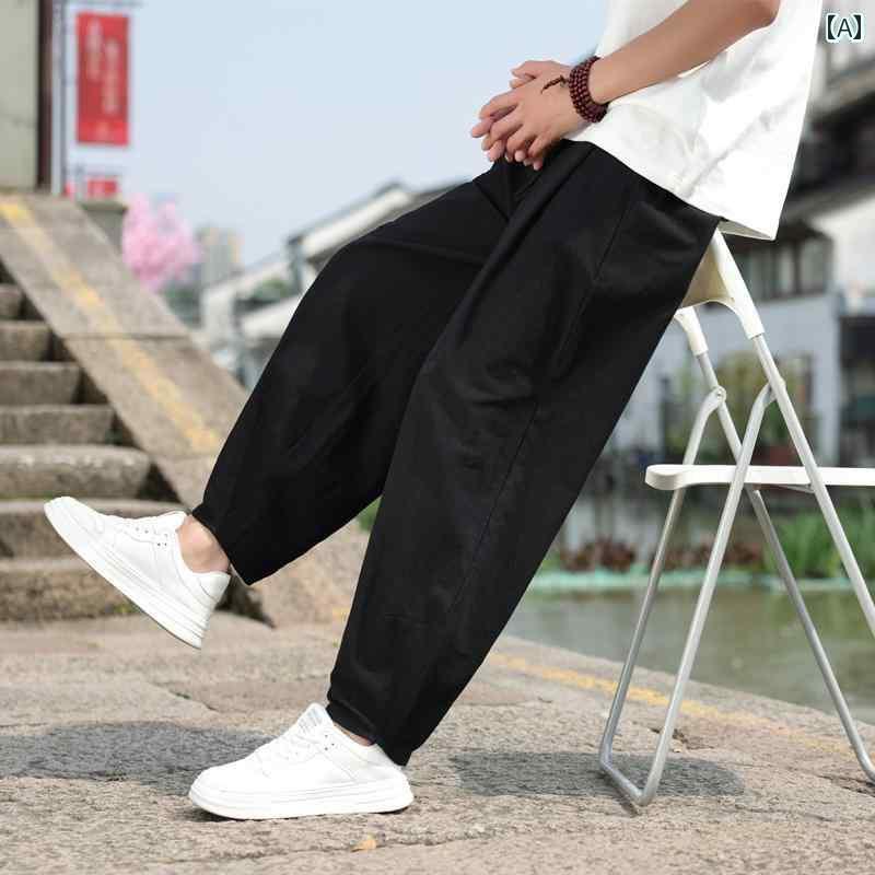 楽天市場】サルエルパンツ メンズ カジュアル ルーズ ゆったり ラフ