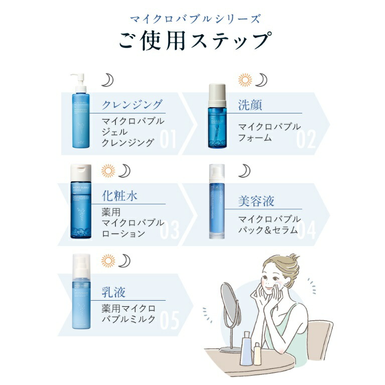 楽天市場】【 公式 マキアレイベル 】 マイクロバブルパック＆セラム