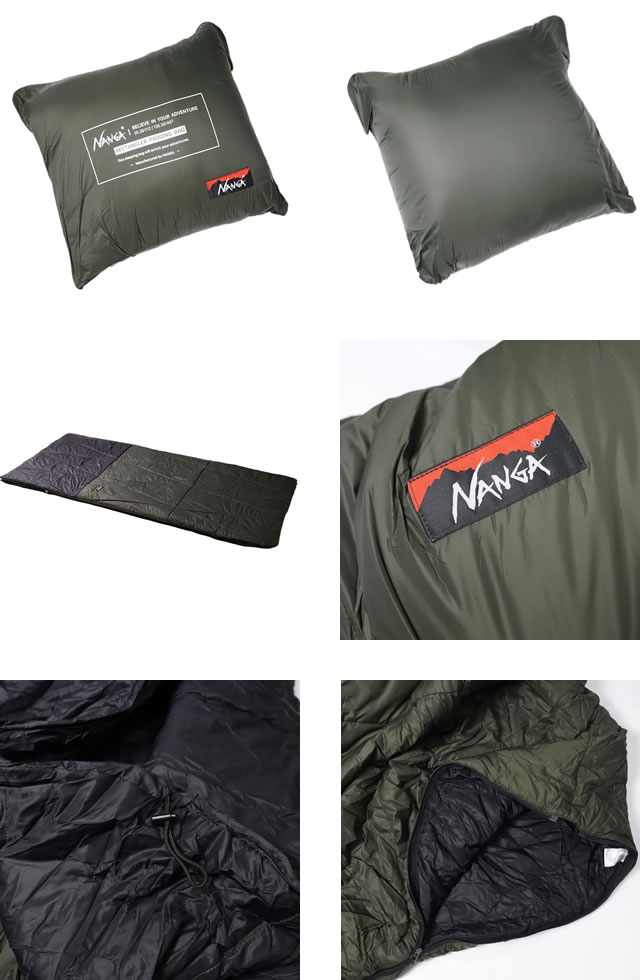 楽天市場】ナンガ NANGA レクタンギュラー パディング バッグ シュラフ