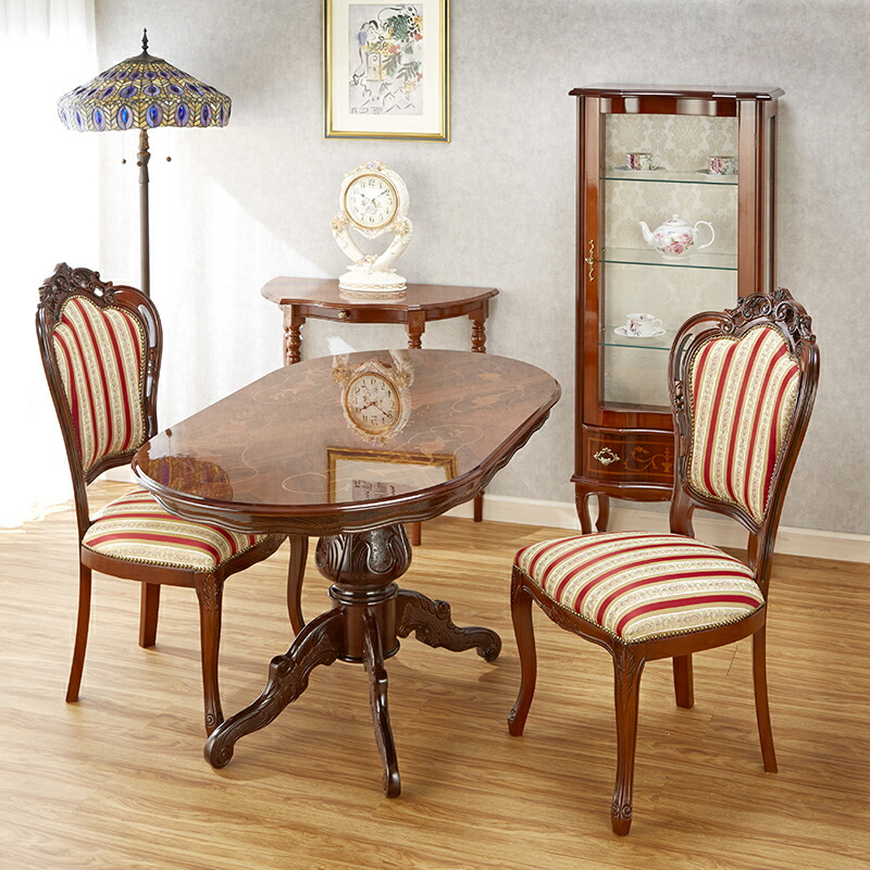 楽天市場】イタリア製 象嵌ダイニングテーブル 幅135cm/ イタリア