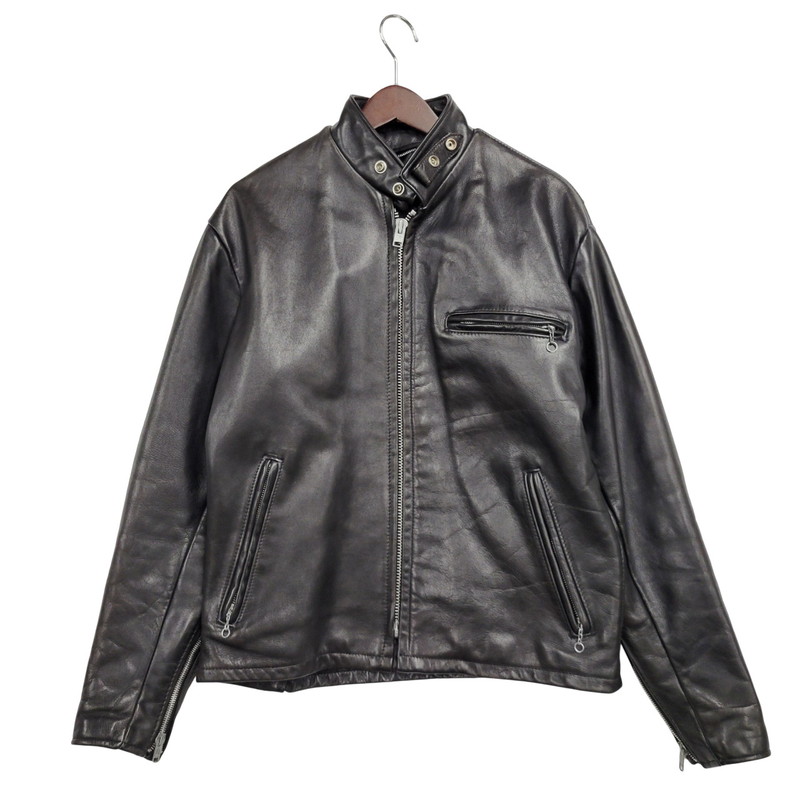 楽天市場】schott シングルライダースジャケット（ブランドショット