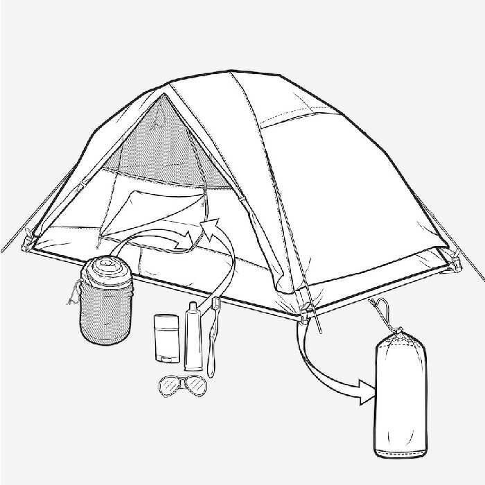 楽天市場】BURTON バートン テント 2人用 キャンプ フェス アウトドア