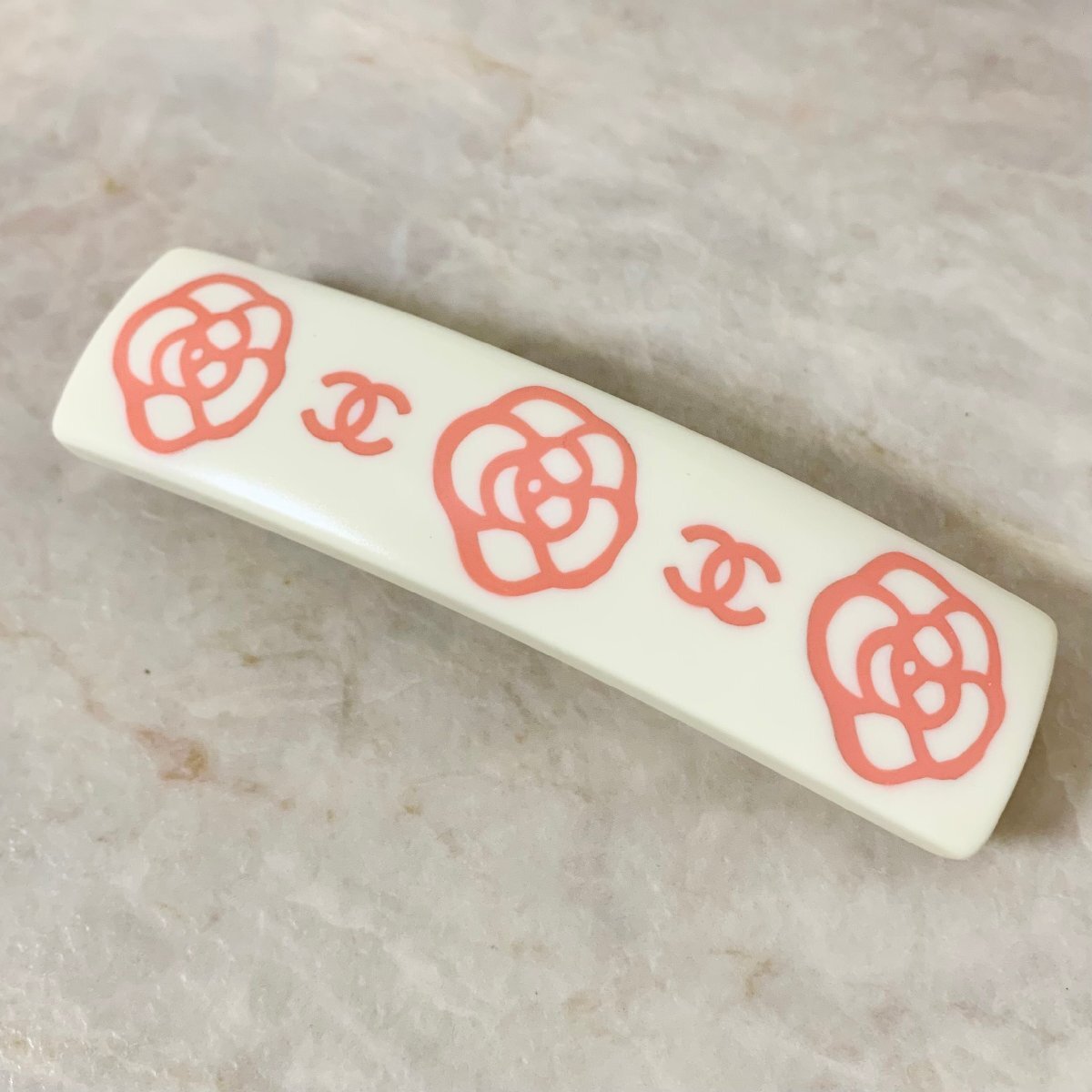 楽天市場】CHANEL シャネル バレッタ ココマーク カメリア フラワー 花