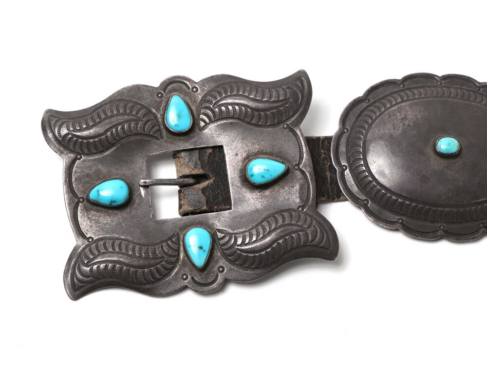 楽天市場】1940's NAVAJO VINTAGE CONCHO BELT ナバホ ビンテージ