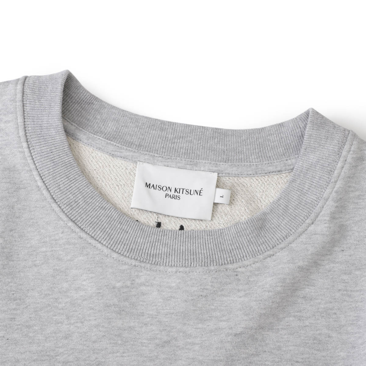 楽天市場】メゾンキツネ MAISON KITSUNE スウェット グレー メンズ