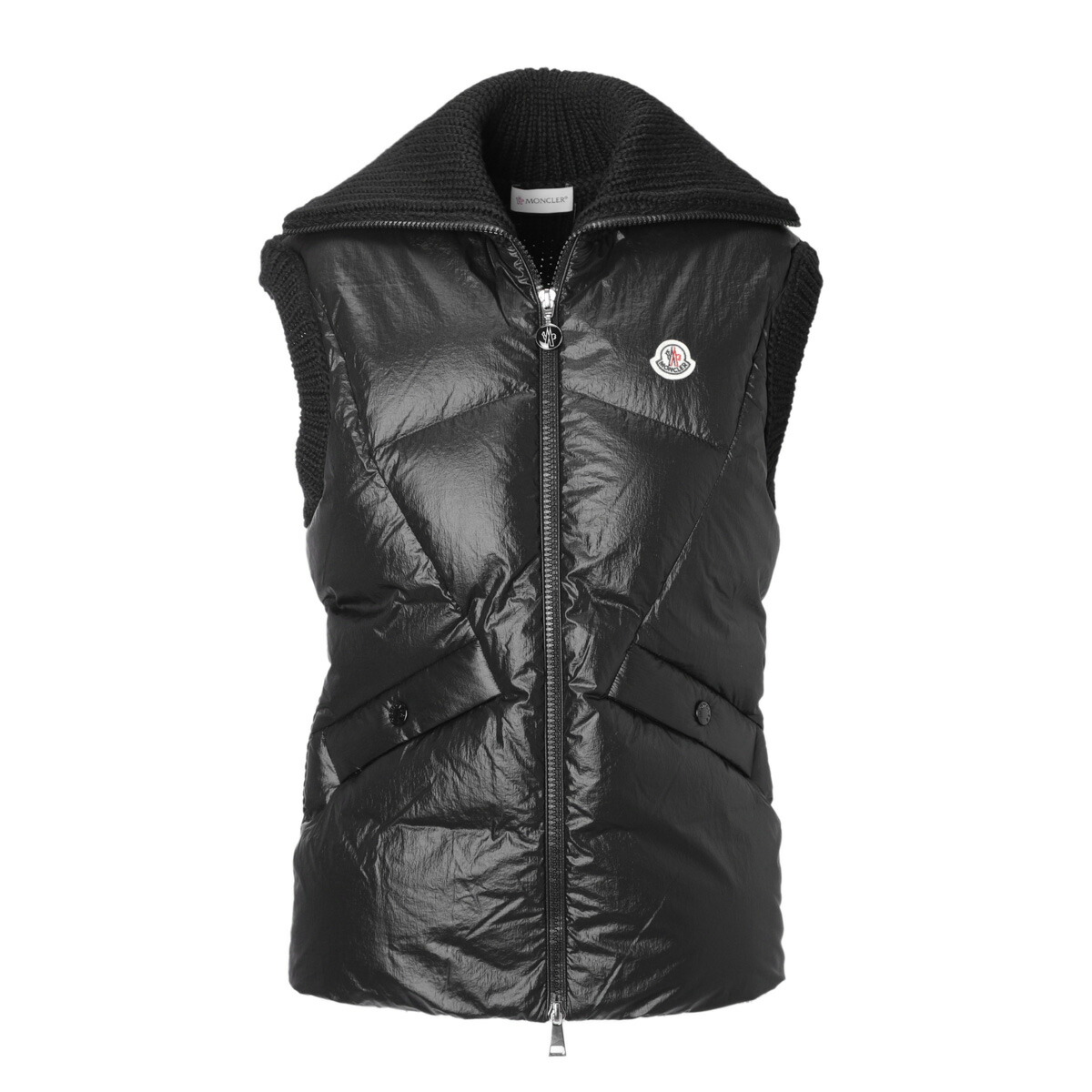 楽天市場】モンクレール MONCLER ダウン切り替え ベスト ジレ ブラック