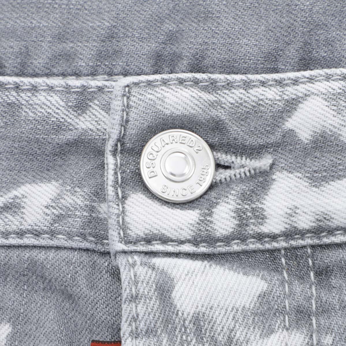 楽天市場】ディースクエアード DSQUARED2 ボタンフライジーンズ グレー