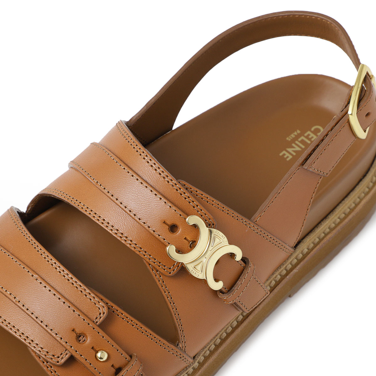 楽天市場】セリーヌ CELINE サンダル ブラウン レディース 大きい