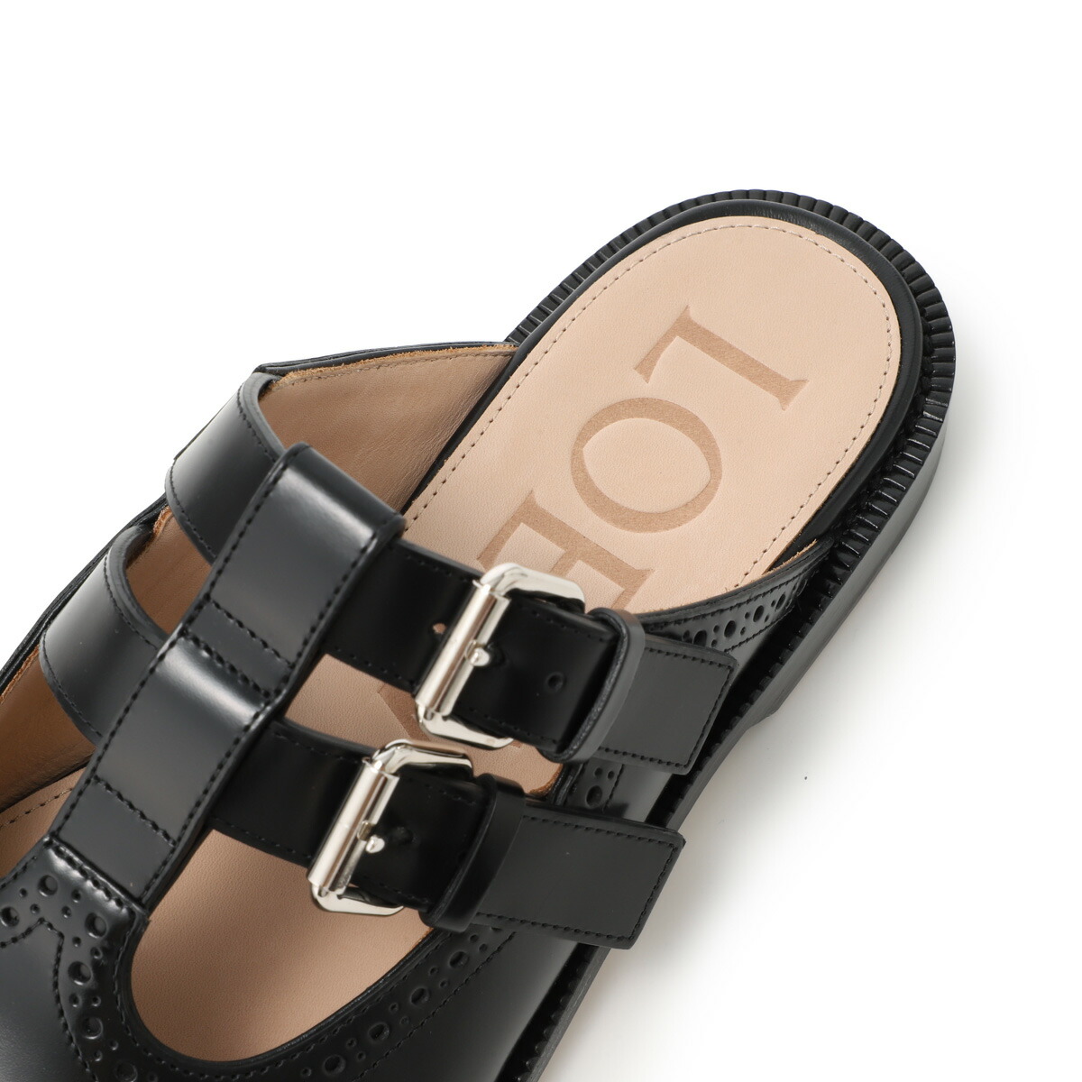 楽天市場】ロエベ LOEWE ミュール ブラック レディース 大きいサイズ