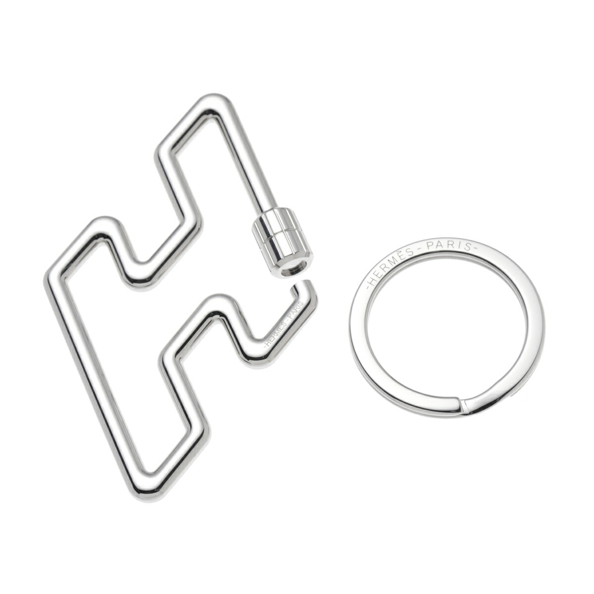 楽天市場】エルメス HERMES キーリング バッグチャームシルバー