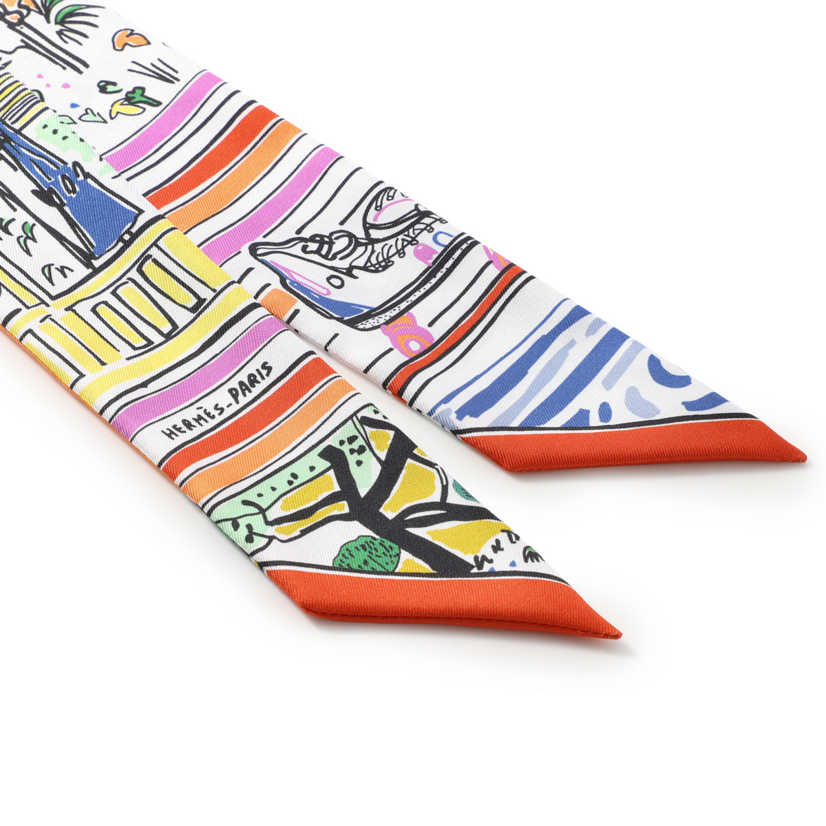 楽天市場】エルメス HERMES スカーフ ツイリー レディース h063850s 01