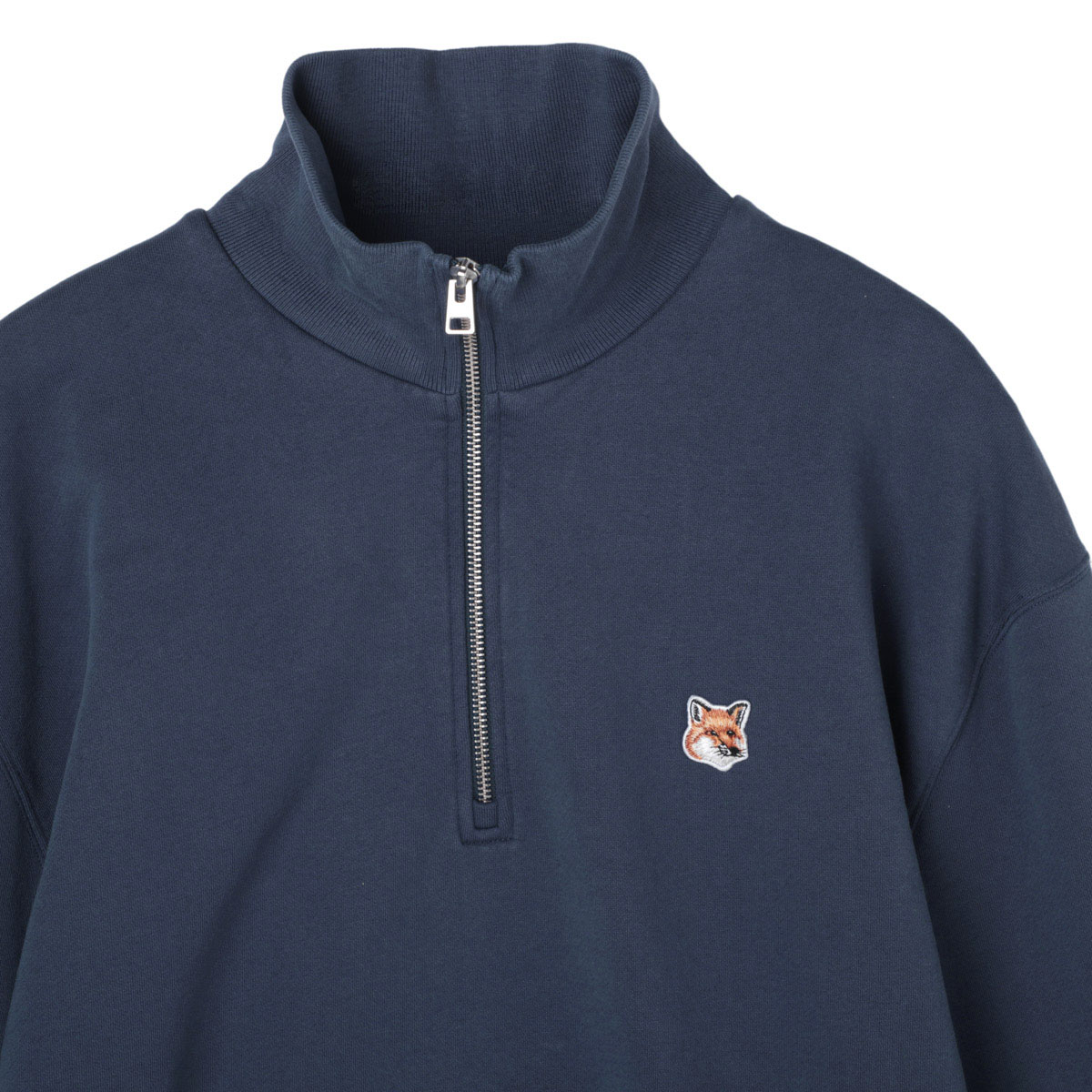 楽天市場】メゾンキツネ MAISON KITSUNE ハーフジップ スウェット