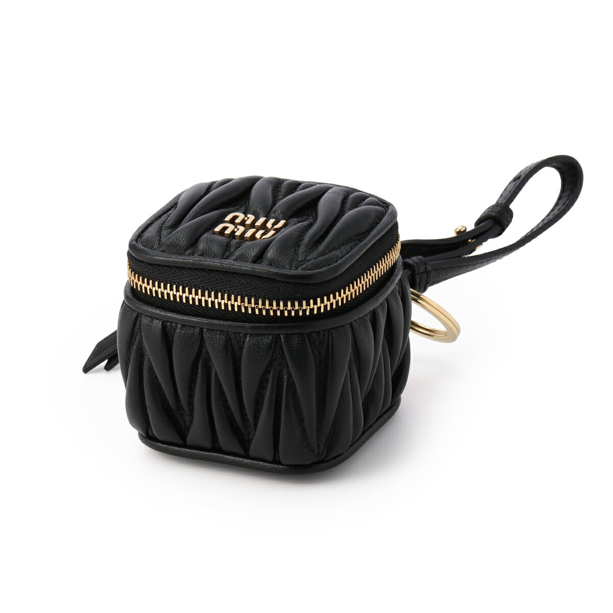 楽天市場】ミュウミュウ miu miu キーリング キーチャーム ブラック