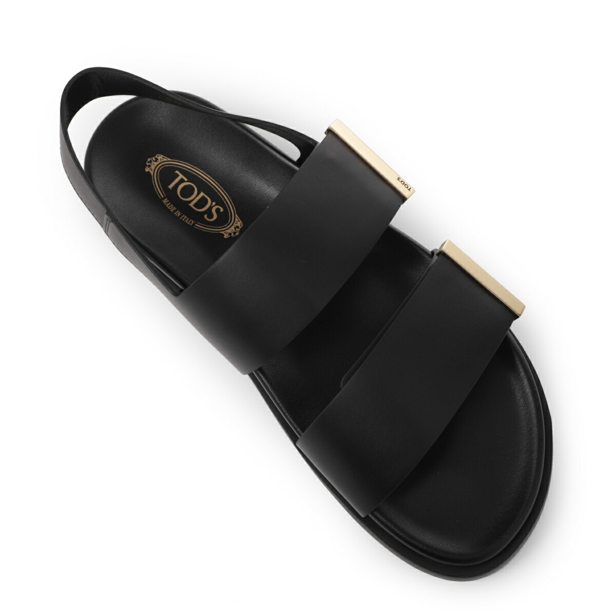 楽天市場】トッズ TODS サンダル ブラック レディース