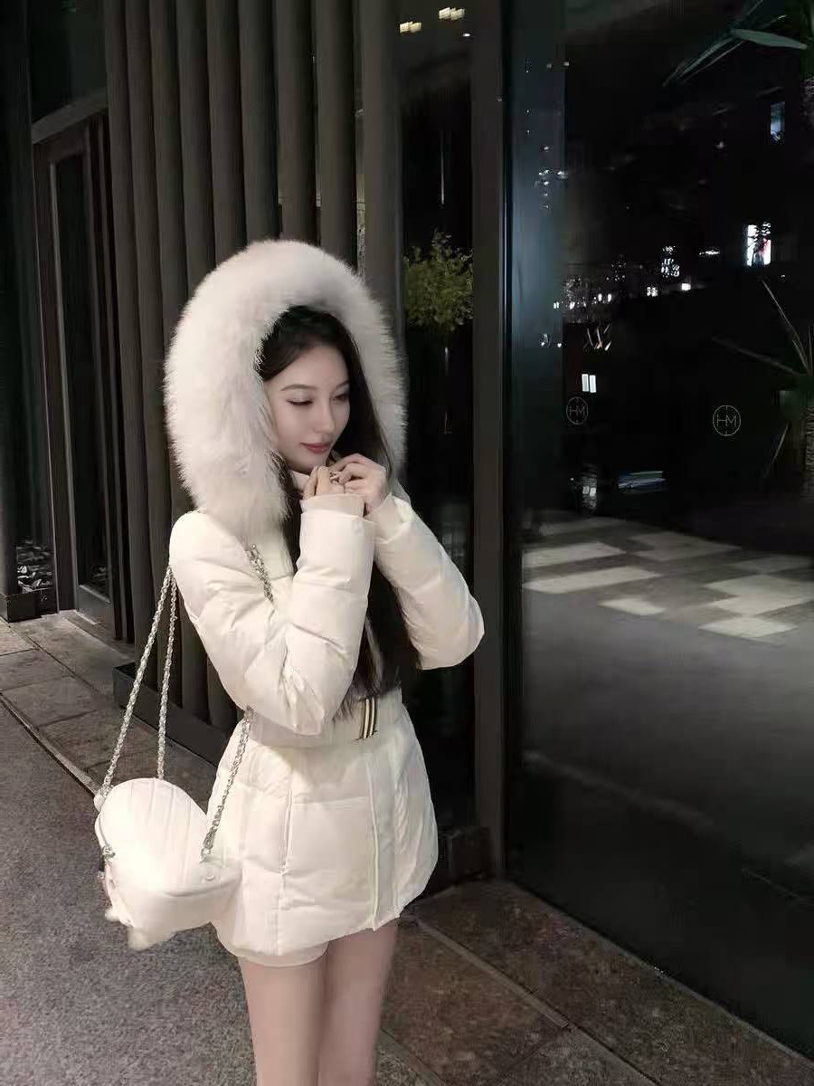 楽天市場】ファー付き ダウンジャケット ダウンコート ダウンパッド