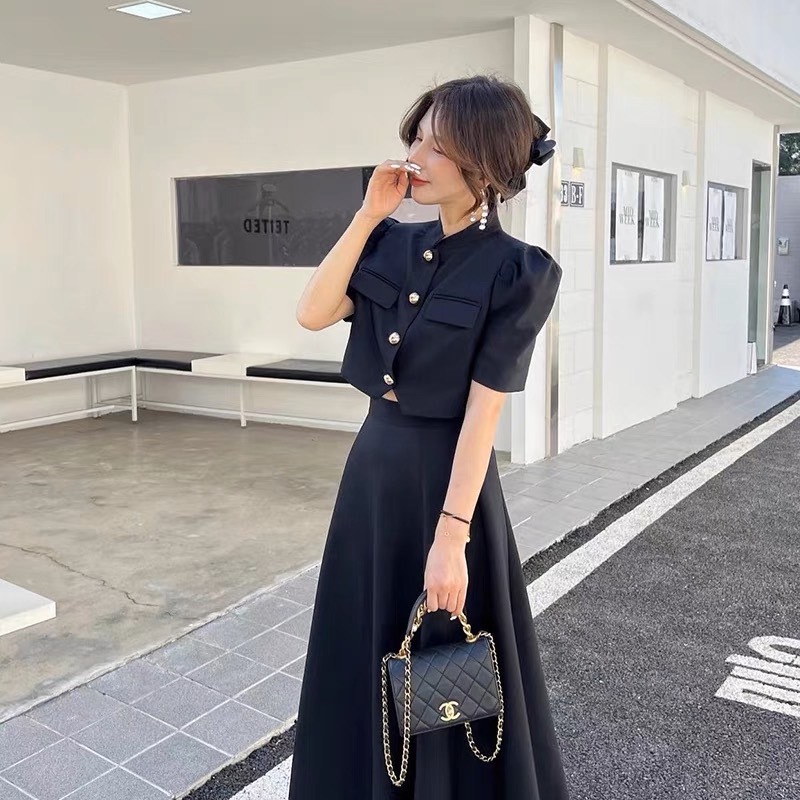 楽天市場】【セットアップ】半袖ジャケット＋ハイウエスト ミモレ