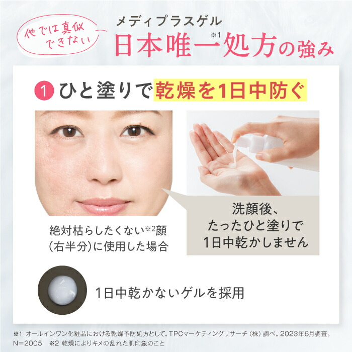 楽天市場】【公式】メディプラス オールインワンジェル 180g (約2か月