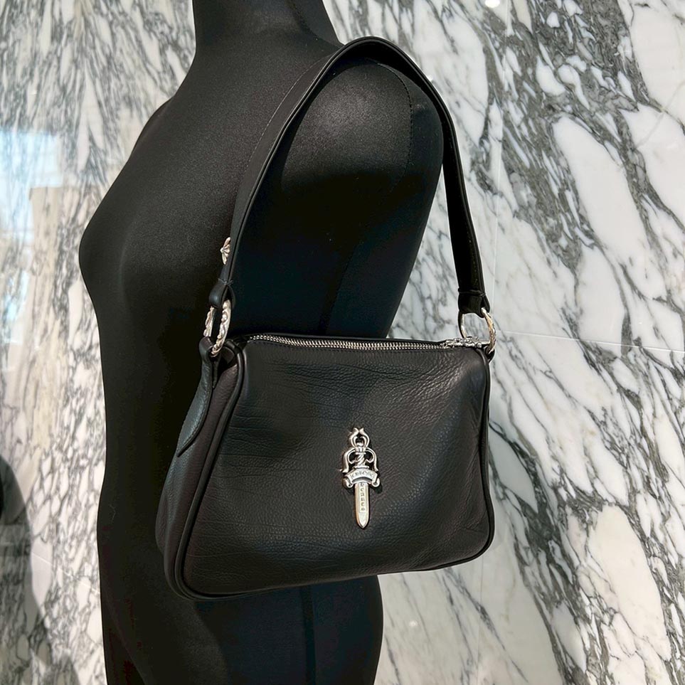 楽天市場】CHROME HEARTS CHICKEN NUGGET Small Leather Shoulder Bag