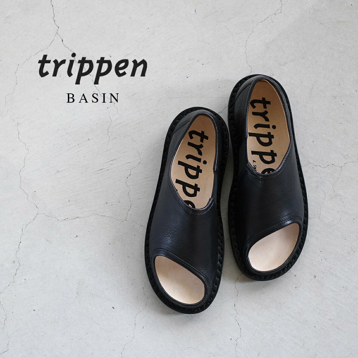 楽天市場】トリッペン レディース サンダル スリッポン ベイシン