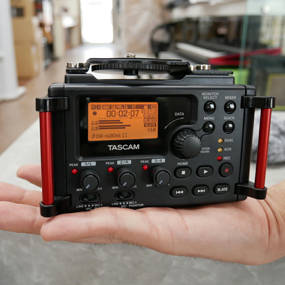 楽天市場】TASCAM DR-60DmkII フィールドレコーダー(動画制作のマイク