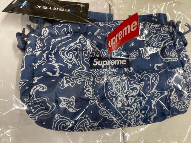 楽天市場】2022AW/Supreme Puffer Side Bag/パファーサイドバッグ