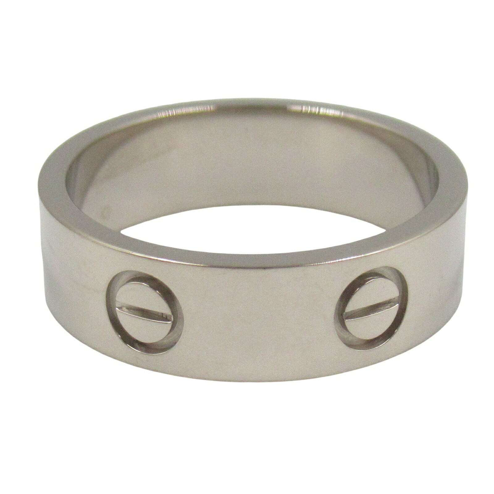 カルティエ ラブリング K18WG 52 (約12号) ホワイトゴールド CARTIER