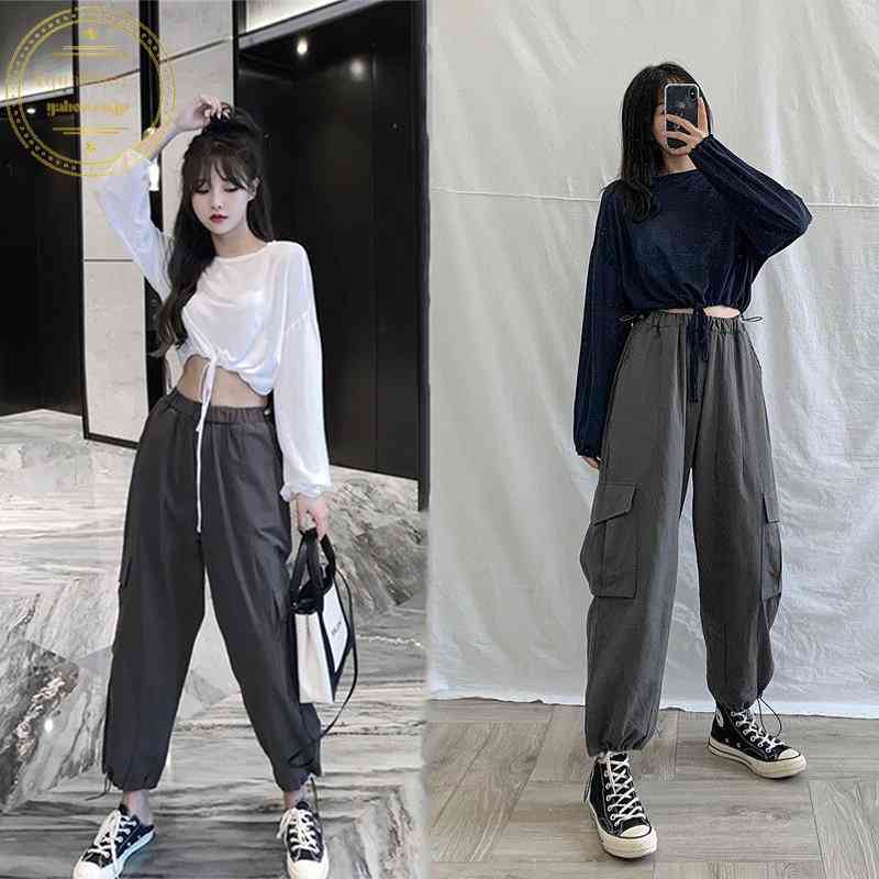 楽天市場】セットアップ カーゴパンツ レディース ショート丈トップス