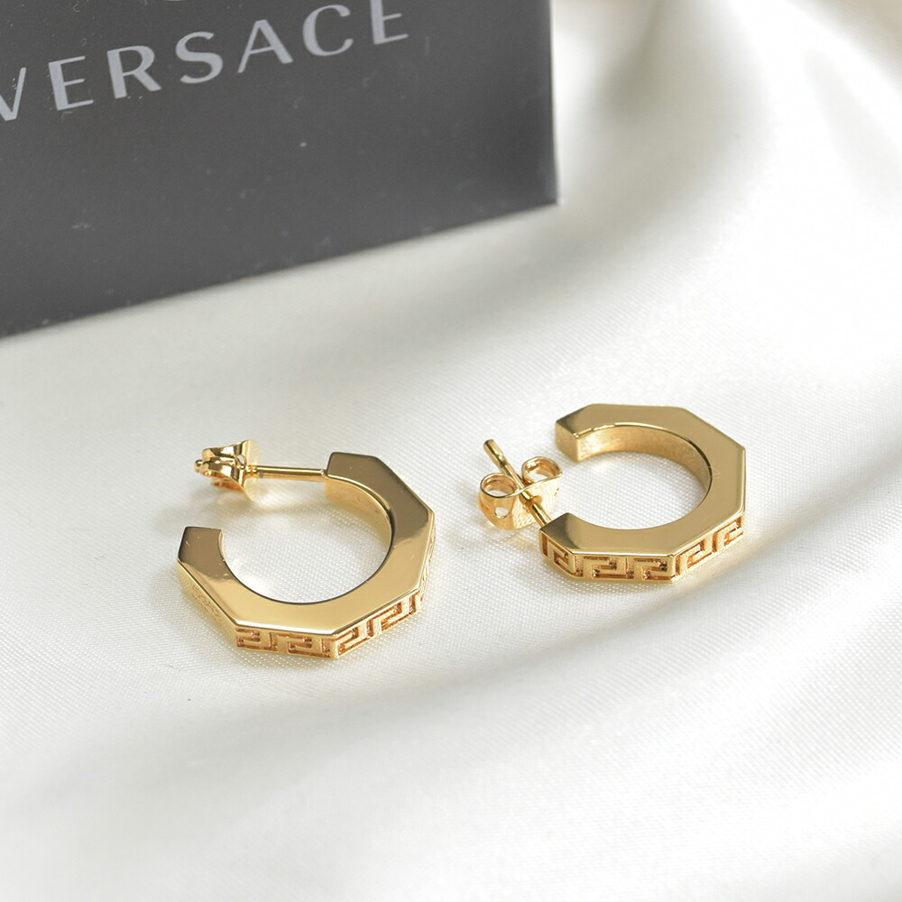 楽天市場】ヴェルサーチ ピアス レディース メンズ ゴールド グレカ