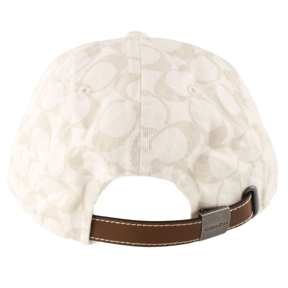 楽天市場】コーチ キャップ COACH 68403 chk ホワイト 白 異素材