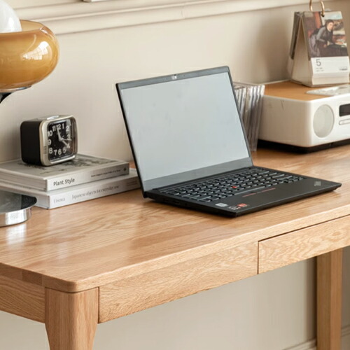 楽天市場】デスク 天然木 書斎デスク パソコンデスク PC オーク 書斎机