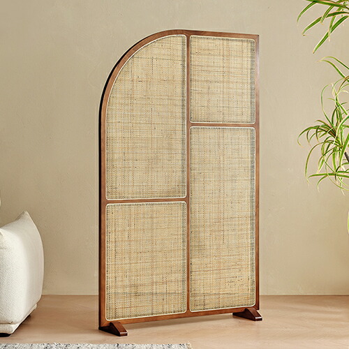 楽天市場】間仕切り 天然木 籐 ラタン 屏風 ついたて おしゃれ 衝立