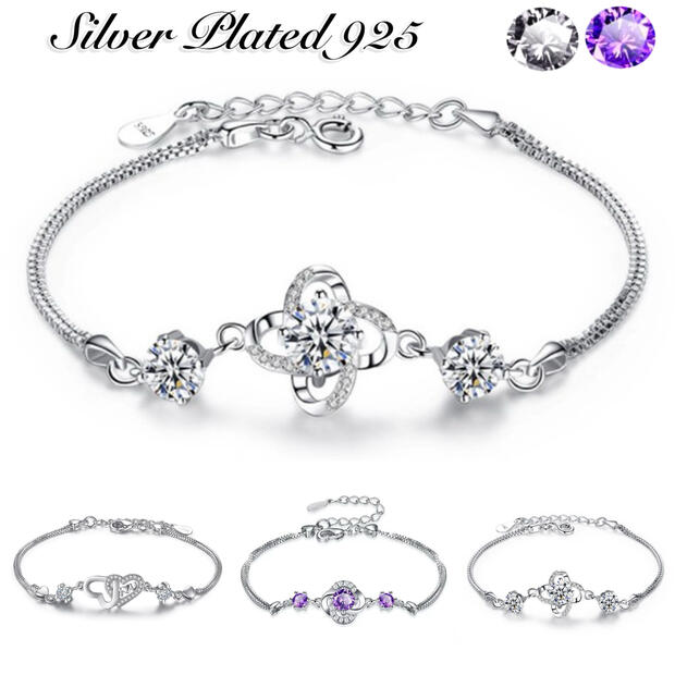 楽天市場】シルバー ブレスレット レディース 2連 ブレスレット 金属