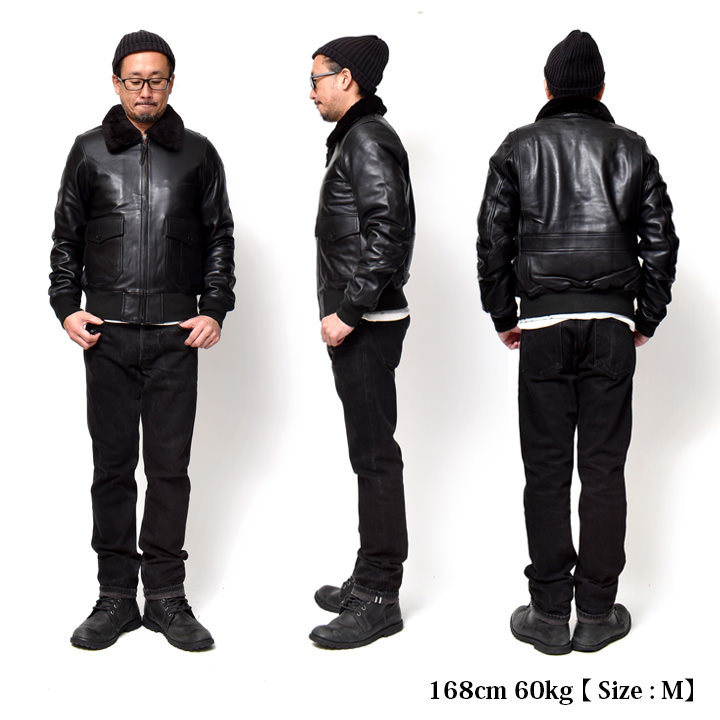楽天市場】G-1 レザー フライトジャケット ヒューストン | 全2色 M~2XL
